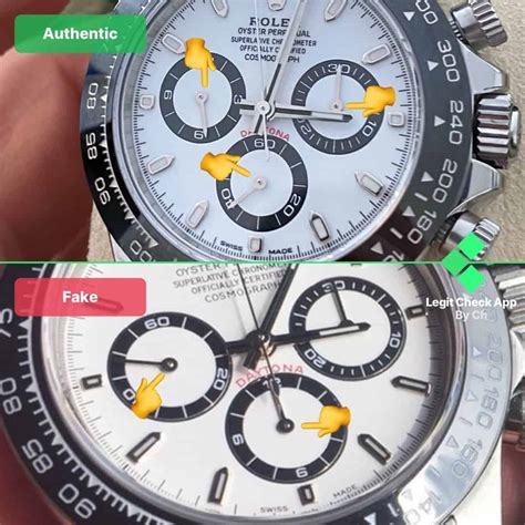 how to tell a fake rolex daytona|Rolex daytona identification.